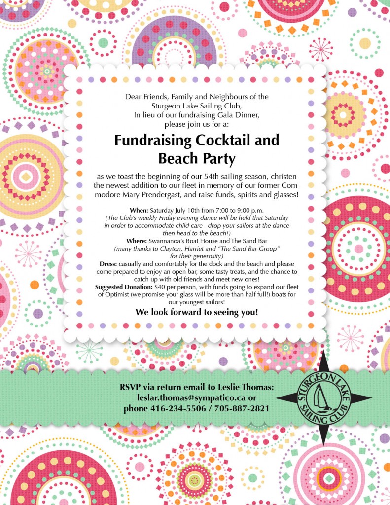 SLSC Beach Party Invite